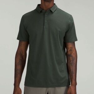 lululemon Smoked Spruce  Green Evolution Polo Shirt M